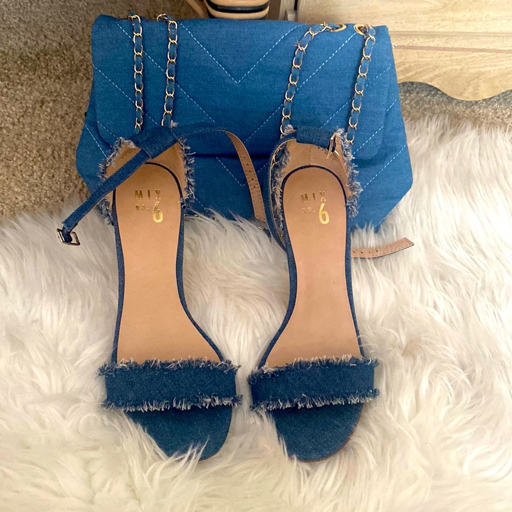 Mix no.6 Jean strapped heel
